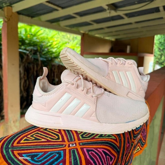Adidas Racer TR21 Pink/White Size US 5 - Picture 1 of 8